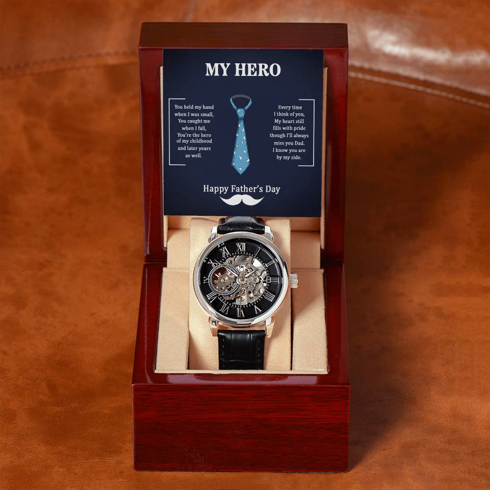 Mi papá héroe - Reloj calado
