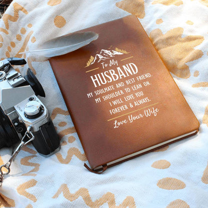 My Soulmate and Best Friend - Leather Journal