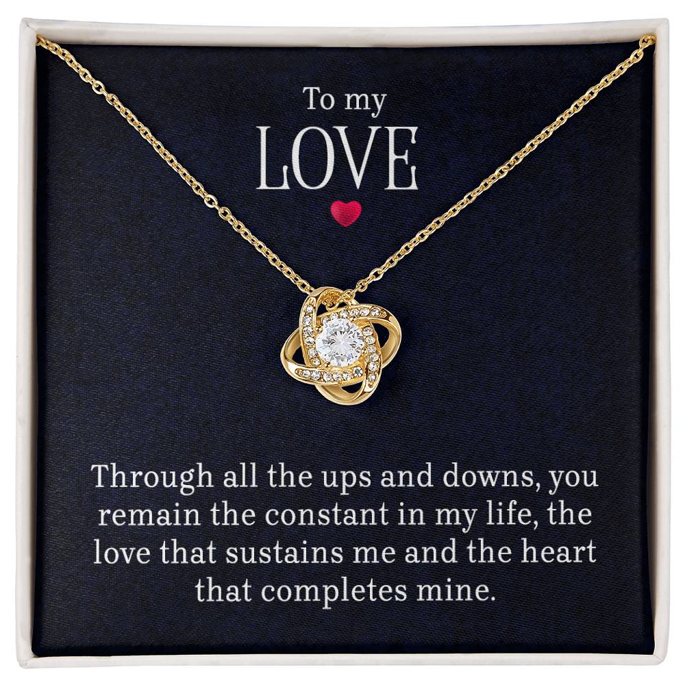 A mi amor - Collar Lov eKnot 