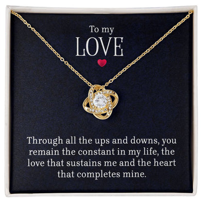 A mi amor - Collar Lov eKnot 