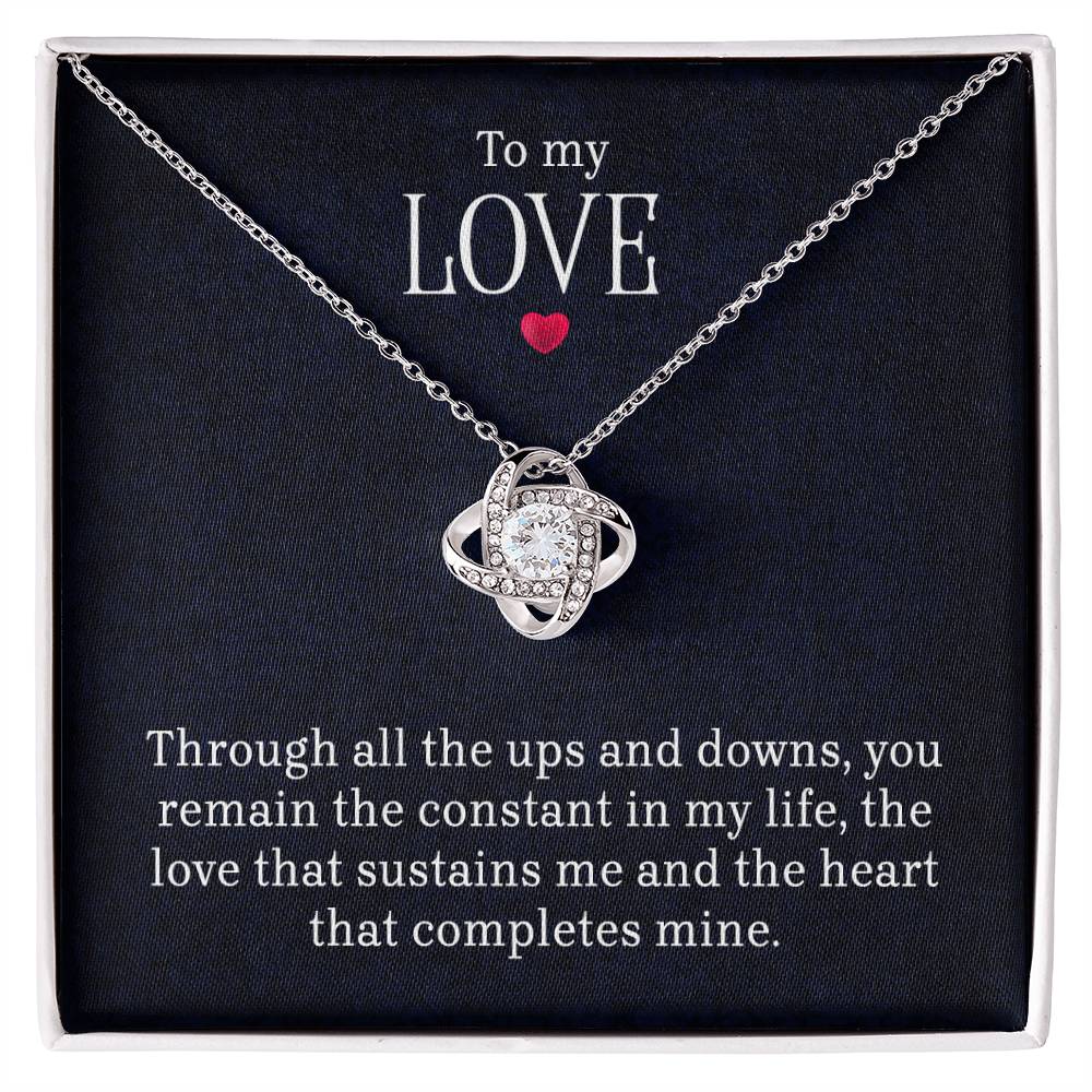 A mi amor - Collar Lov eKnot 