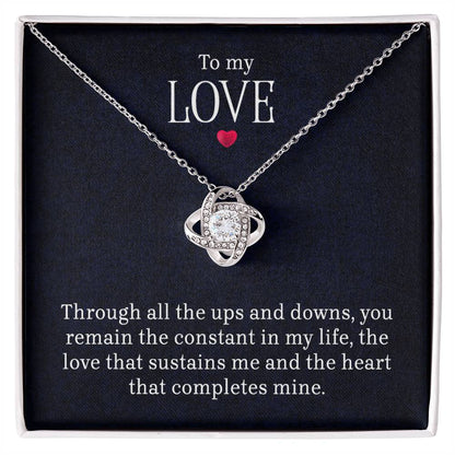 A mi amor - Collar Lov eKnot 