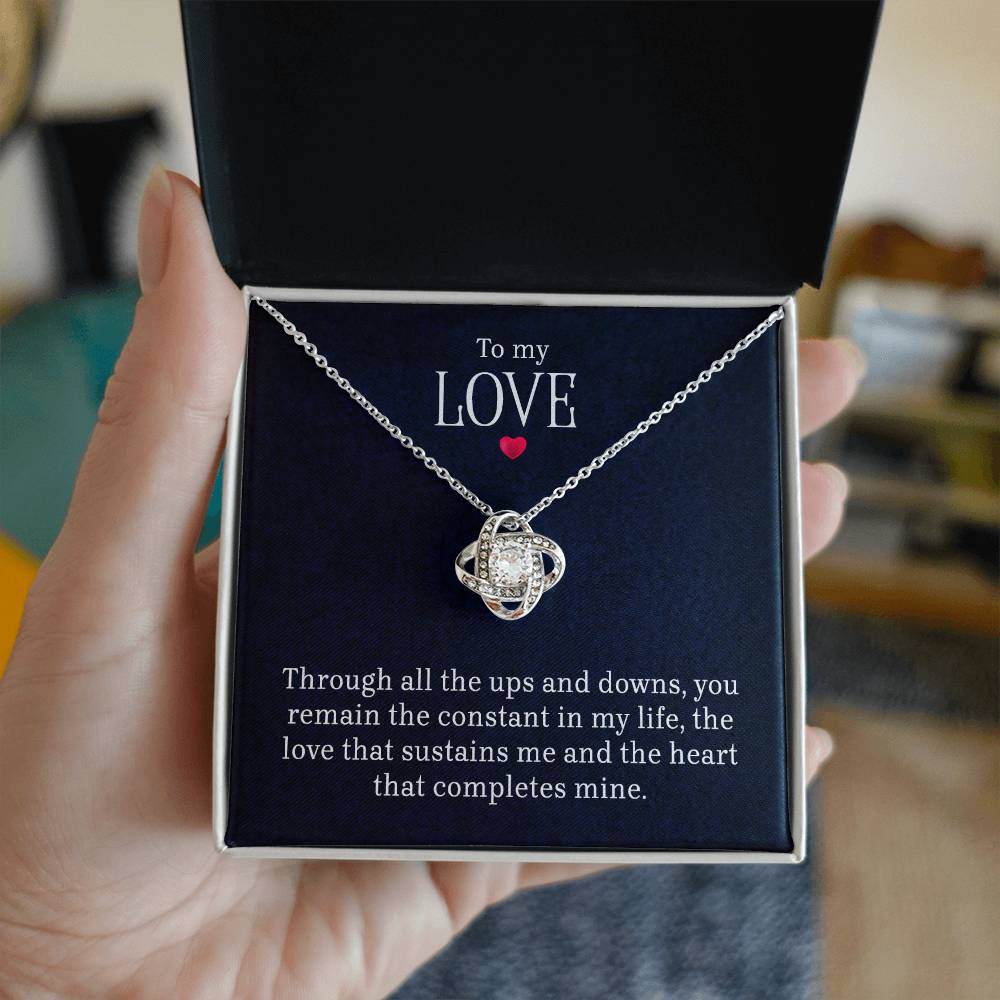 A mi amor - Collar Lov eKnot 