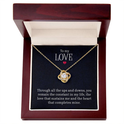 A mi amor - Collar Lov eKnot 