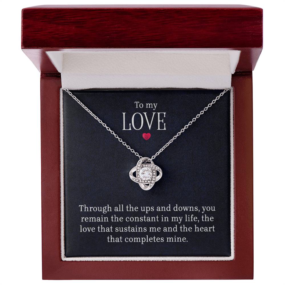 A mi amor - Collar Lov eKnot 