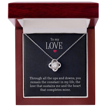 A mi amor - Collar Lov eKnot 